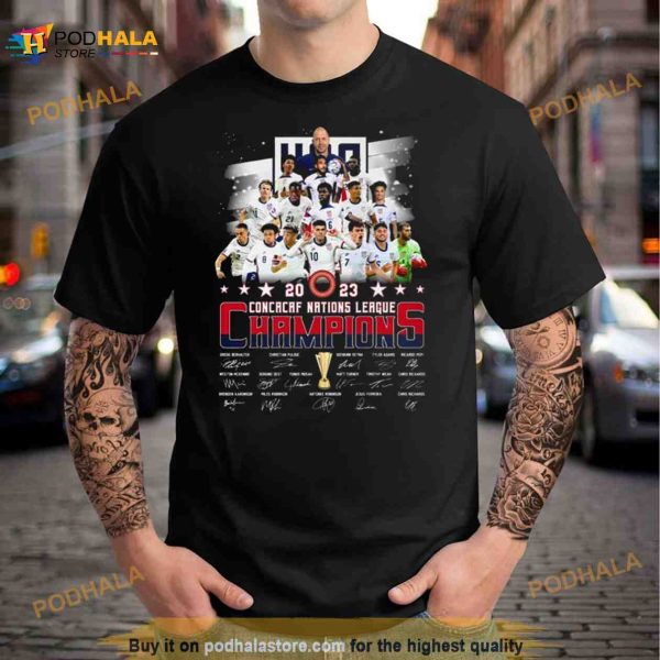 2023 Concacaf Nations League Champions Signatures shirt