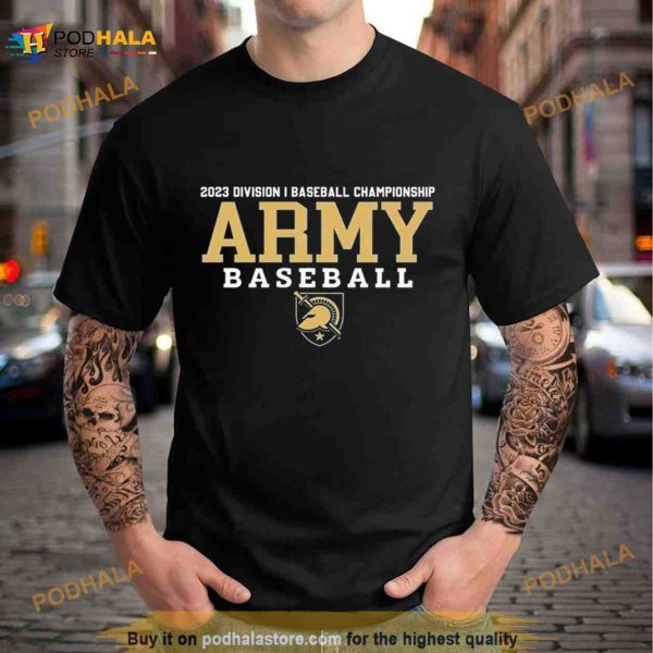 2023 Division I Champions Baseball Army Black Knights Baseball Shirt