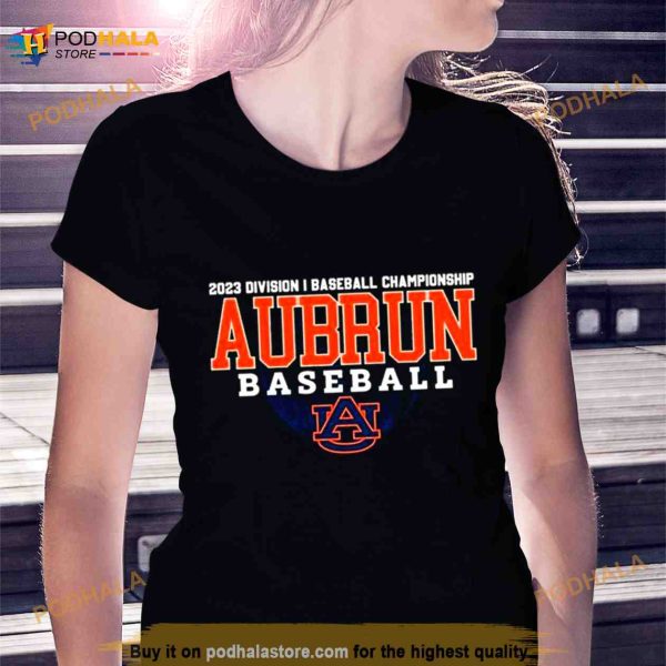 2023 Division I Champions Baseball Auburn Tigers Baseball Shirt