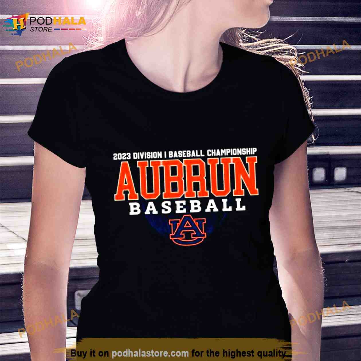 2023 Division I Champions Baseball Auburn Tigers Baseball Shirt