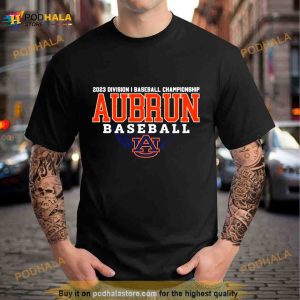 2023 Division I Champions Baseball Auburn Tigers Baseball Shirt 2
