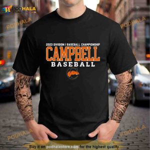 2023 Division I Champions Baseball Campbell Fighting Baseball Shirt 2
