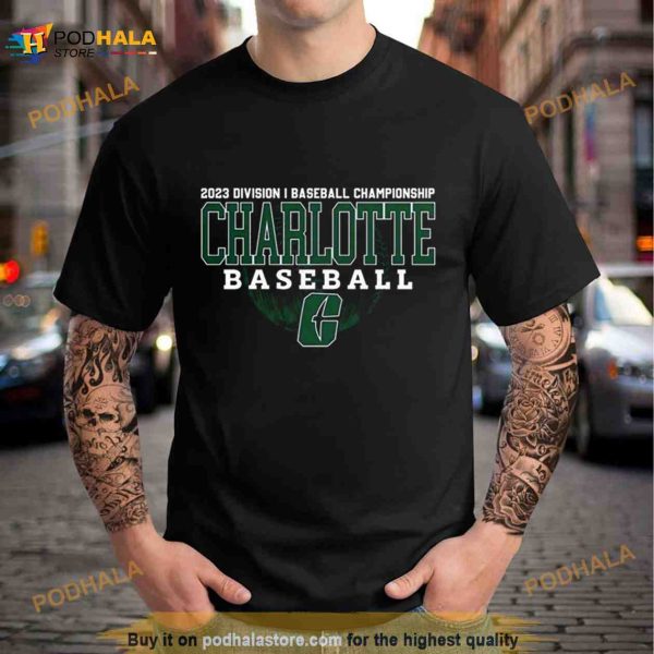 2023 Division I Champions Baseball Charlotte 49ers Baseball Shirt