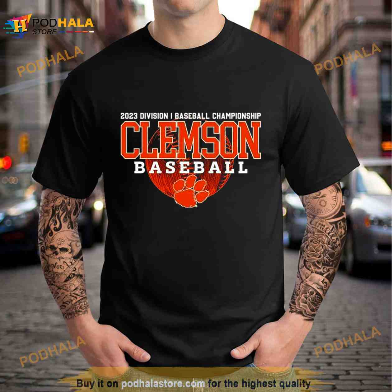 2023 Division I Champions Baseball Clemson Tigers Baseball Shirt