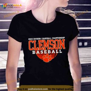 2023 Division I Champions Baseball Clemson Tigers Baseball Shirt 2