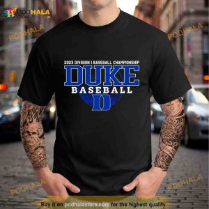 2023 Division I Champions Baseball Duke Blue Devils Baseball Shirt 2