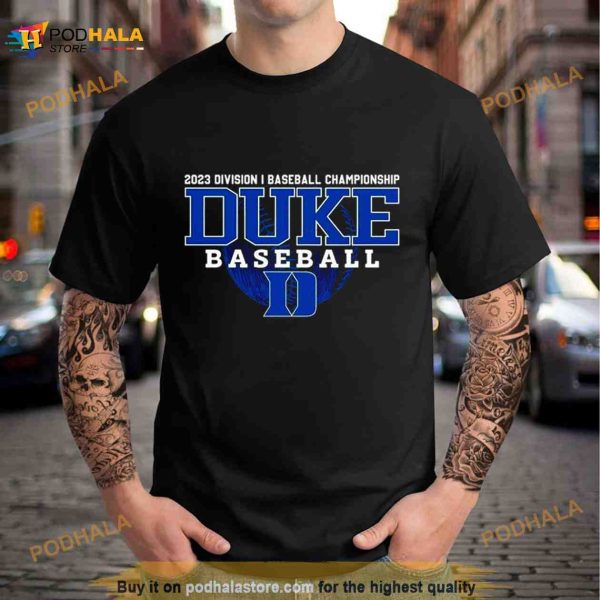 2023 Division I Champions Baseball Duke Blue Devils Baseball Shirt