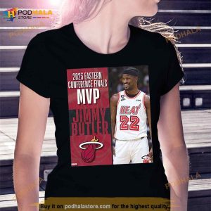 2023 Eastern Conference Finals Mvp Jimmy Butler Nba T Shirt 3