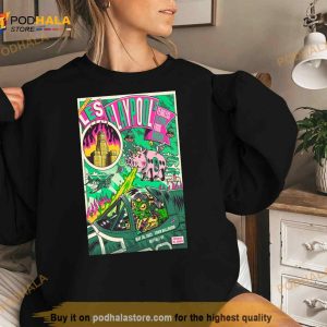 2023 Les Claypool's Fearless Flying Frog Brigade Tour Buffalo Ny Shirt 2