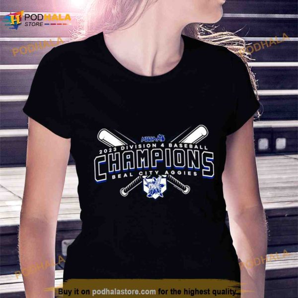 2023 MHSAA Baseball Division 4 Champions Beal City Aggies T Shirt