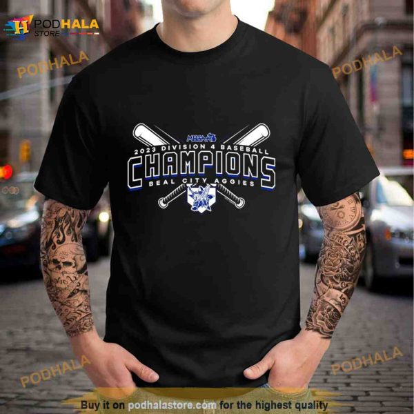 2023 MHSAA Baseball Division 4 Champions Beal City Aggies T Shirt