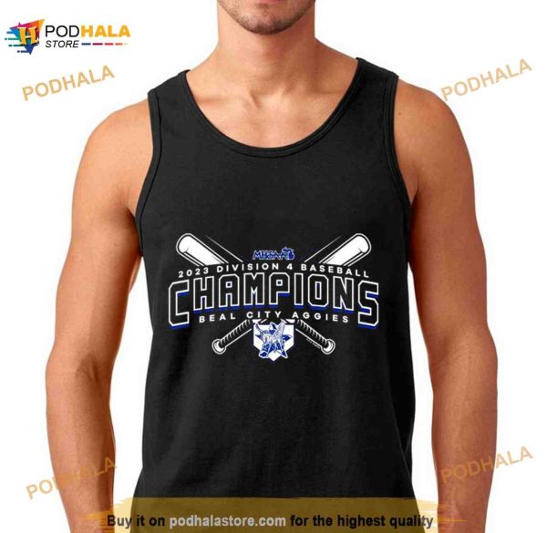 2023 MHSAA Baseball Division 4 Champions Beal City Aggies T Shirt