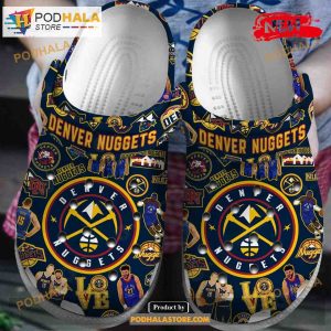 2023 NBA Champions Denver Nuggets Basketball Luxury Crocs Classic Clog Shoes