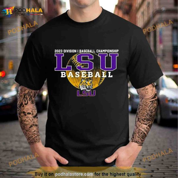 2023 NCAA Division I Champions Baseball LSU Tigers Baseball Shirt