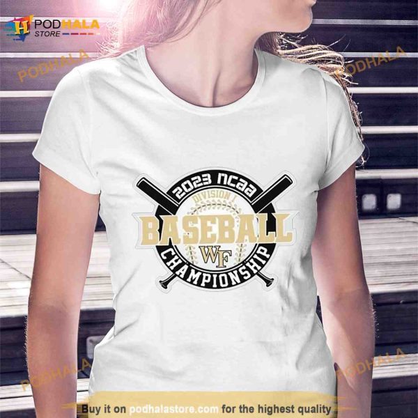 2023 NCAA Division I Champions Baseball Wake Forest Demon Deacons Baseball Shirt