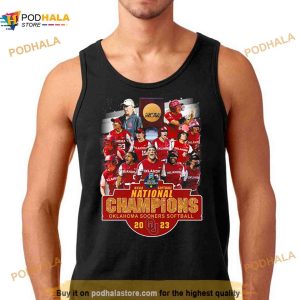 2023 NCAA Softball National Champions Oklahoma Sooners Women’s Team Shirt