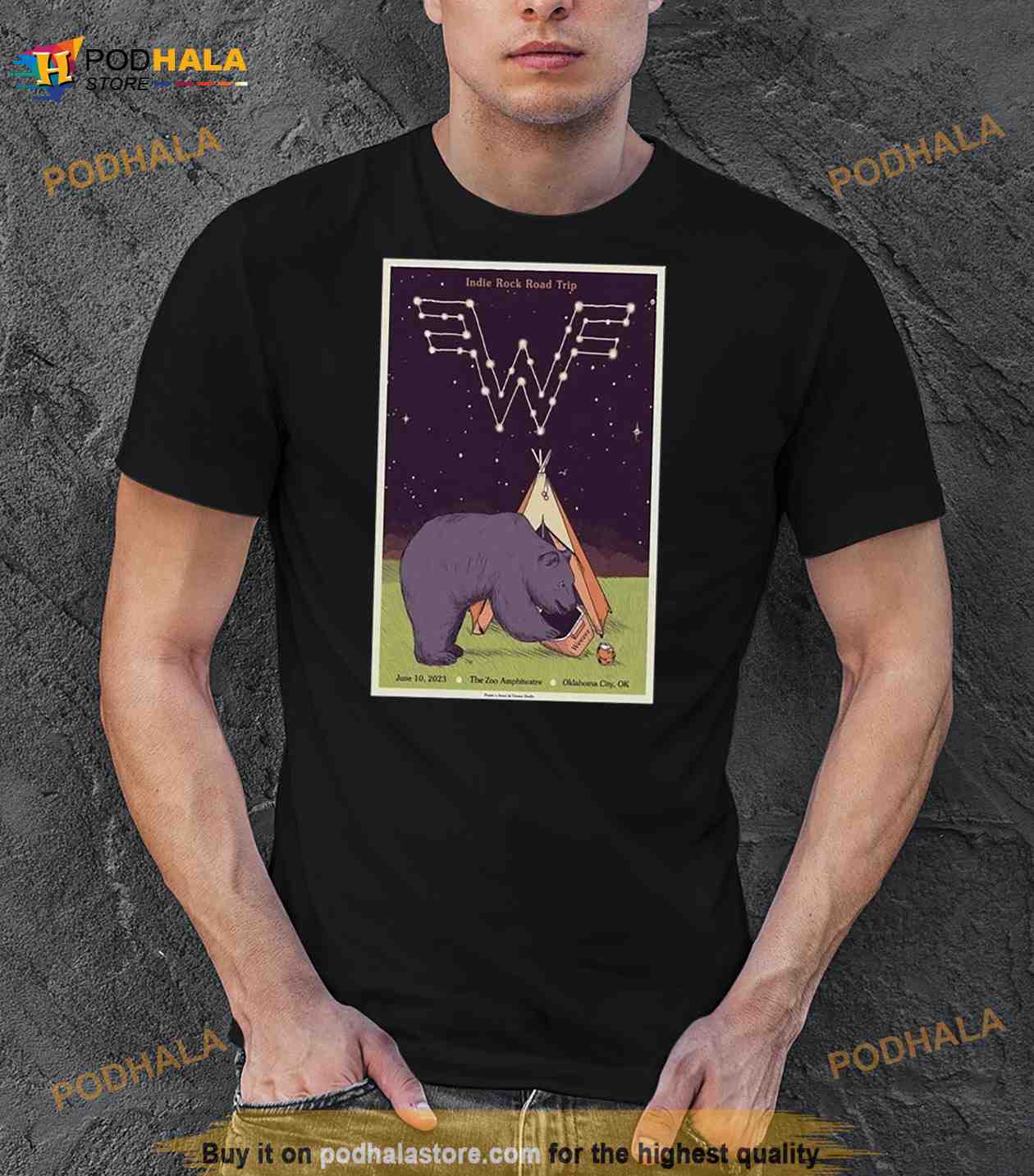 2023 Oklahoma city ok weezer band poster Shirt 2023 Oklahoma city ok weezer band poster Shirt