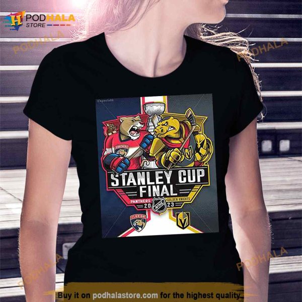 2023 Stanley Cup Final Florida Panthers vs Golden Knight NHL Playoffs Time To Hunt T Shirt
