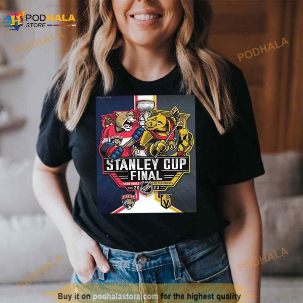 2023 Stanley Cup Final Florida Panthers vs Golden Knight NHL Playoffs Time To Hunt T Shirt