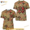 23 Hiphop Graffiti Pattern 3D Shirt, Match Jordan 9 Boot Nrg Beef And Broccoli Shirt