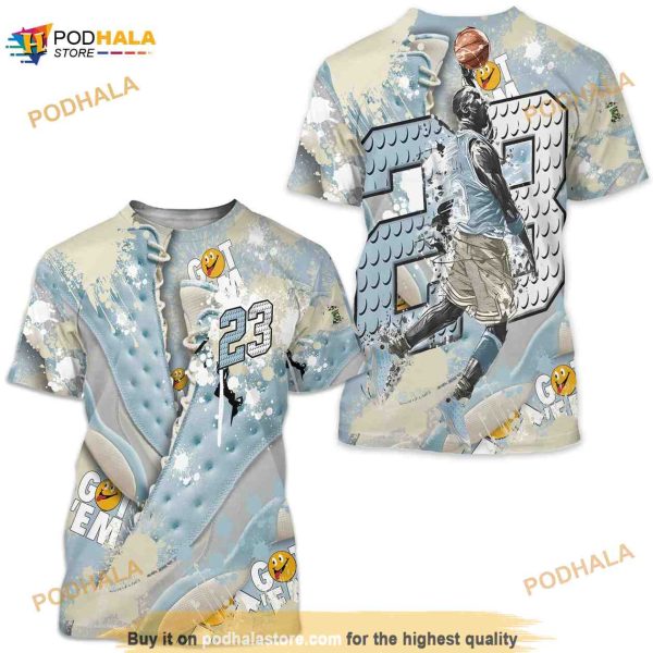 23 Michael Sneaker 3D Shirt Match Solefly 13s Tee, Jordan 13 Retro Solefly 3D Shirt