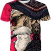 Handsome Elderly Man Lightweight Breathable 3D Anime Shirt
