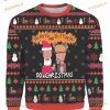 3D Beavis Butthead Do Xmas Ugly Christmas 3D Funny Ugly Sweater