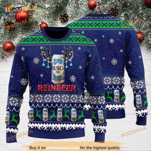 3D Busch Latte Reinbeer Christmas Sweater