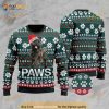 3D Cairn Terrier Santa Printed Paws Christmas Funny Ugly Sweater
