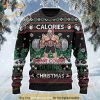 3D Calories Don't Count During Gym Christmas Sweater, Gym Santa Ugly Xmas