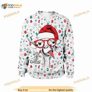 3D Camel Santa Ho Ho Ho All Christmas Sweater