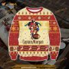 3D Captain Morgan Print Ugly Christmas Sweater