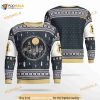 3D Castle Under Night Candle Christmas Funny Ugly Sweater