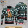 3D Chinese Shar-pei Santa Printed Paws Christmas Funny Ugly Sweater