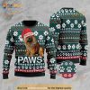 3D Chow Chow Santa Printed Paws Christmas Funny Ugly Sweater