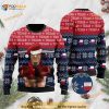 3D Christmas Texas Boxing Longhorn Funny Ugly Sweater