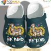 3D Crocs Llama Sunflower Be Kind, Funny Crocs