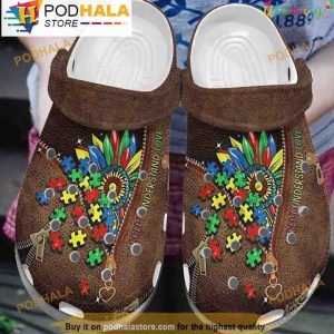 3D Crocs Sunflower Accept Understand Love, Funny Crocs