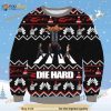 3D Die Hard Four Men Walk Xmas Funny Ugly Sweater