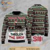 3D Doberman Pinschers Through The Snow Christmas Funny Ugly Sweater