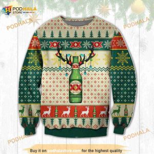 3D Dos Equis Xx Beer Horn Funny Ugly Sweater Christmas