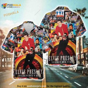 3D Elvis Presley Album Hawaiian Shirt, The King Elvis Presley Hawaiian Shirt