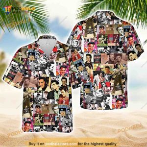 3D Elvis Presley Album Hawaiian Shirt, The King Elvis Presley Shirt