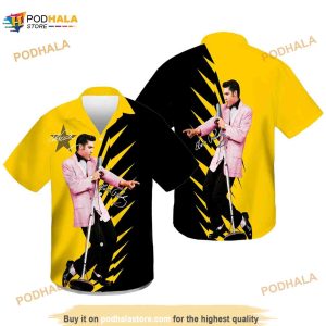 3D Elvis Presley Hawaiian Shirt, King Of Rock & Roll Hawaiian