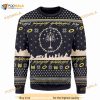 3D Elvish Circle Ugly Christmas Sweater