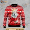 3D Festive Llama Xmas Ugly Christmas Sweater