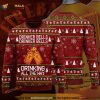 3D Fireball Drinker Bells Drinker Bells Drinking All The Way Funny Ugly Sweater
