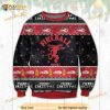 3D Fireball Whiskey Funny Ugly Sweater Christmas