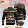 3D Firefighter Firemas Ugly Christmas Sweater