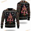 3D Flamingo Pine Tree Image Noel Pattern Funny Ugly Sweater